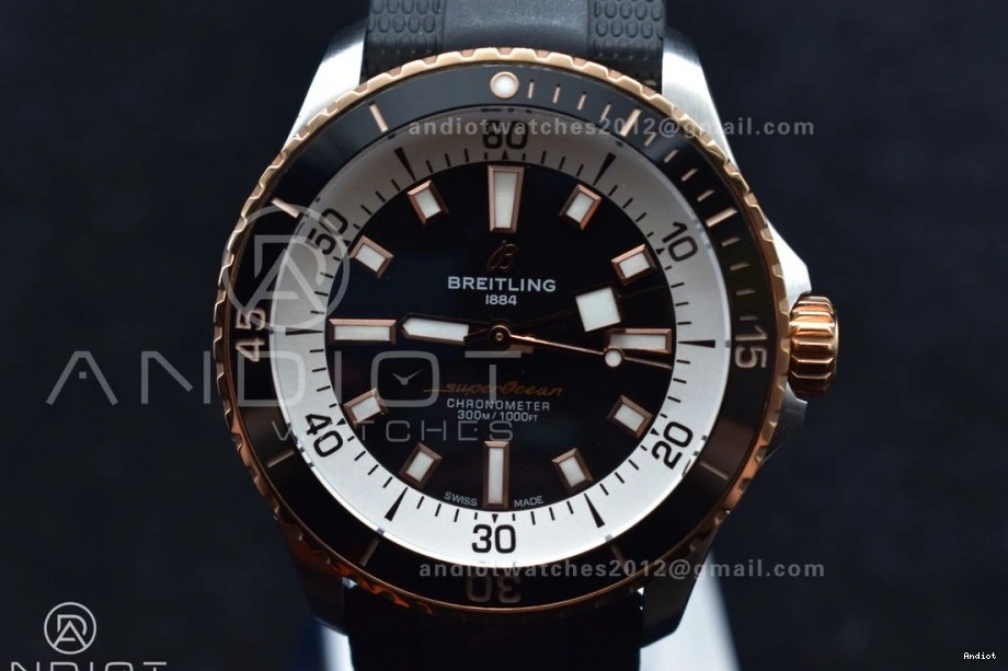 Edition Black SS RG Black 42 Strap BLSF Rubber A2824 Dial Automatic Best 1:1 SuperOcean on 0408